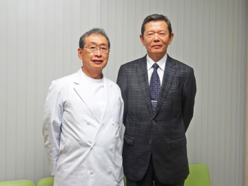 三橋眼科医院 三橋正忠院長と、田中清人顧問税理士